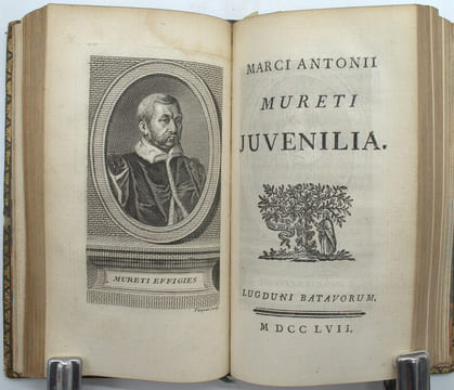 Theodori Bezae Vezelii Poemata, suivi de Marci Antonii Mureti Juvenilia, suivi de Joannis Secundi Hagiensis Juvenilia & Pancharis Joan. Bonefonii ...