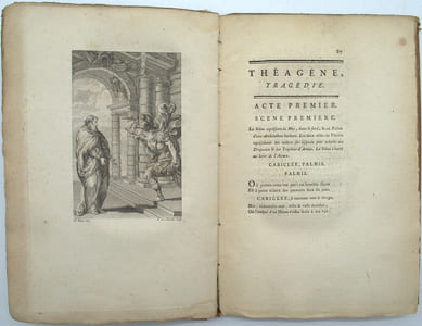 Theagène, Tragédie en cinq actes, représentée par les comédiens français en 1762. 
