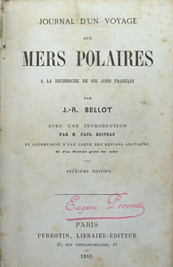 Journal d'un voyage aux mers polaires à la recherche de Sir John Franklin. 
