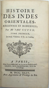 Histoire des Indes orientales, anciennes et modernes.
