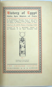 History of Egypt, Chaldea, Syria, Babylonia and Assyria.

