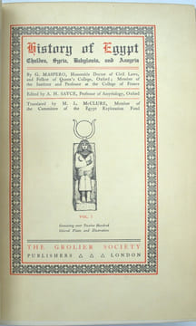 History of Egypt, Chaldea, Syria, Babylonia and Assyria.
. MASPERO, RAPPOPPORT, KING et HALL.