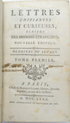 LETTRES ÉDIFIANTES et curieuses, écrites des missions étrangères. Nouvelle édition par quelques missionnaires de la Compagnie de Jésus.
 par COLLECTIF, QUERBOEUF (père Yves Mathurin de, éditeur)

 - Image 2