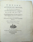 Voyage autour du monde, et principalement à la côte nord-ouest de l’Amérique, fait en 1785, 1786, 1787 et 1788, à bord du King-George et de la Queen-Charlotte, par les Capitaines Portlock et Dixon. Dédié, par permission, à Sir Joseph Banks, baronet, traduit de l’Anglois par M. Lebas. par DIXON, George - Image 1