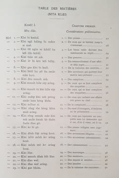 RECUEIL DES COUTUMES RHADEES DU DARLAC. SABATIER L.