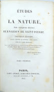 Études de la Nature 
 par BERNARDIN DE SAINT PIERRE, Jacques-Henri.
 - Image 2