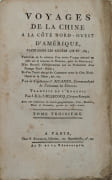 Voyages de la Chine à la côte nord-ouest d'Amérique, faits dans les années 1788 et 1789 Précédé de la relation d'un autre voyage exécuté en 1786 sur le vaisseau le Nootra, …  avec son Atlas en facsimilé
 par MEARES, Capitaine John
 - Image 2