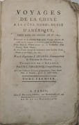 Voyages de la Chine à la côte nord-ouest d'Amérique, faits dans les années 1788 et 1789 Précédé de la relation d'un autre voyage exécuté en 1786 sur le vaisseau le Nootra, …  avec son Atlas en facsimilé
 par MEARES, Capitaine John
 - Image 3