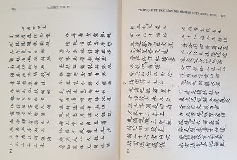 TECHNIQUES ET PANTHEON DES MEDIUMS VIETNAMIENS. DURAND MAURICE