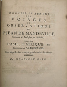 VOYAGES FAITS PRINCIPLEMENT EN ASIE DAN LES XII,XIII,XIV ET XV e SIECLES, ACCOMPAGNES DE L'HISTOIRE DES SARRASINS ET DES TARTARES, ET PRECEDES D'UN INTRODUCTION CONCERNANT LES VOYAGES ET LES NOUVELLES DECOUVERTES DES PRINCIPAUX VOYAGEURS.