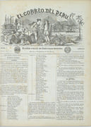 El Correo del Perú. Periódico semanal con ilustraciones mensuales. Fundado el 16 de setiembre de 1871. Premiado en las exposiciones industriales del Perú, Francia y Chile.
 par PÉREZ (Trinidad Manuel, directeur et fondateur)
 - Image 2