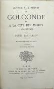 Voyage aux ruines de Golconde et à la cité des morts par JACOLLIOT, Louis - Image 2