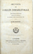Œuvres de Collin d’Harleville, nouvelle édition…, enrichie d’une notice de sa vie. par COLLIN D’HARLEVILLE, Jean-François - Image 2
