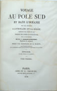 Voyage au Pôle Sud et dans l’Océanie sur les corvettes l’Astrolabe et la Zélée, exécuté par ordre du Roi pendant les années 1837-1838-1839-1840. Zoologie. Tome premier. De l’Homme dans ses rapports avec la création by DUMONT D’URVILLE (Jules-Sébastien-César), HOMBRON (Jacques-Bernard). - Image 2