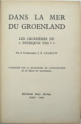Dans la mer du Groenland - les croisières du "pourquoi pas ?" by CHARCOT, (Commandant J.B.) - Image 2