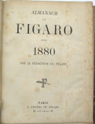 Recueil de cinq almanachs : Almanach Français pour 1875 ; Almanach du Figaro pour 1880, 1881, 1884 et 1885. par ALMANACH FRANÇAIS — ALMANACH DU FIGARO - Image 3