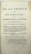 Nouveau voyage dans les États-Unis de l’Amérique septentrionale, fait en 1788. Tome troisième. De la France et des États-Unis, ou de l’importance de la Révolution de l’Amérique pour le bonheur de la France ; des rapports de ce royaume & des États-Unis, des avantages réciproques qu’ils peuvent retirer de leurs liaisons de commerce, & enfin de la situation actuelle des États-Unis. par BRISSOT DE WARVILLE (Jacques-Pierre) & CLAVIÈRE (Étienne) - Image 3