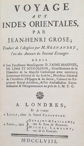 VOYAGE AUX INDES ORIENTALES
