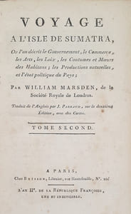 VOYAGE A L'ILE DE SUMATRA
