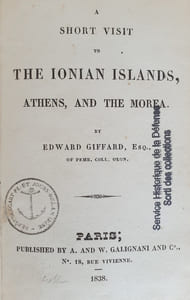 A SHORT VISIT TO THE IONIAN ISLANDS, ATHENS? AND THE MOREA
