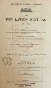 THE POPULATION RETURNS OF 1831