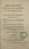 Relation du voyage à la recherche de La Pérouse, fait par ordre de l'Assemblée constituante, pendant les années 1791, 1792, et pendant la 1ère et la ...