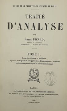 TRAITE D'ANALYSE. PICARD EMILE