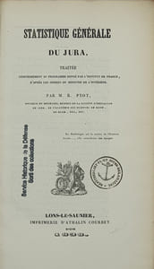 STATISTIQUE GENERALE DU JURA
