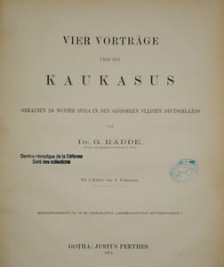 VIER VORTAGE UBER DEN KAUKASUS
