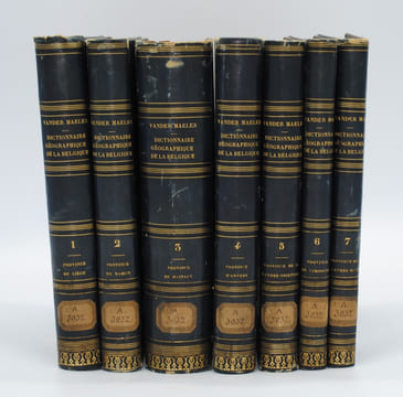 DICTIONNAIRE GEOGRAPHIQUE DE LA BELGIQUE. VANDER MAELEN PHILIPPE