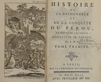 HISTOIRE DE LA DECOUVERTE ET DE LA CONQUETE DU PEROU