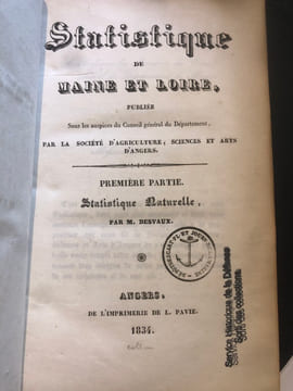 Statistique de Maine et Loire. DESVAUX M.