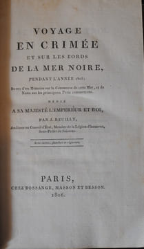 VOYAGE EN CRIMEE ET SUR LES BORDS DE LA MER NOIRE. REUILLY