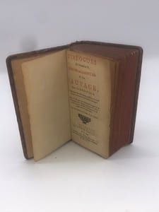 Dialogues de Monsieur le baron de Lahontan et d’un Sauvage, dans l’Amérique. Contenant une description exacte des mœurs & des coutumes de ces Peuples Sauvages.