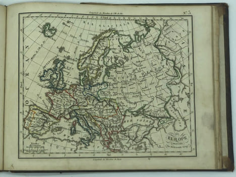 " Petit Atlas de toutes les parties du Monde…contenant les découvertes des voyageurs
modernes et l'état géographique de l'Europe, d'après les ...