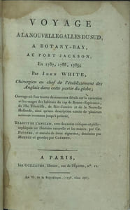 Voyage à la Nouvelle Galles du Sud, à Botany-Bay, au Port Jackson, En 1787, 1788, 1789.