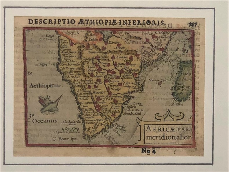 Africae pars meridionalior. BERTHIUS,LANGENES