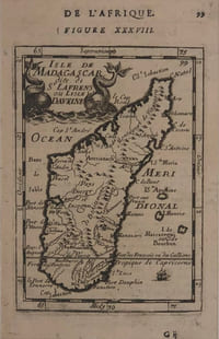 Isle de Madagascar dite de St.Laurent ou Lisle Daufine