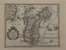 Isle de Madagascar ou de St. Laurens Tirée de Sanut par Nicolas Sanson d’Abbeville, géographe ordinaire du Roy. SANSON D'ABBEVILLE Nicolas
