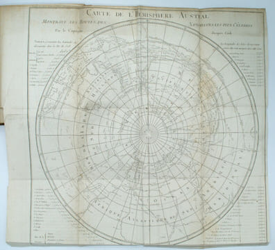 Voyage dans l'hémisphère austral et autour du monde sur les vaisseaux de Roi l'Aventure & la Résolution en 1772, 1773, 1774 & 1775.. COOK (James).
