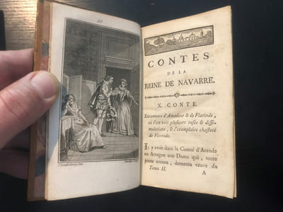 Contes et nouvelles de Marguerite de Valois , reine de Navarre ,faisant suite aux Contes de J. Bocace.
Héptaméron ou contes de la reine de Navarre