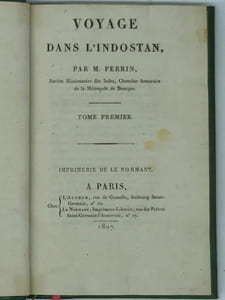 Voyage dans l'Indostan.