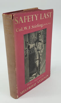 SAFETY LAST. STIRLING W.F. COLONEL