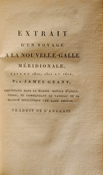 voyage autour du monde et à la nouvelle hollande. turnbull et grant