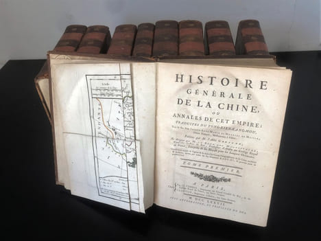 Histoire générale de la Chine ou Annales de cet Empire traduites du Tong-Kien-Kang-Mou par le feu Père Joseph-Anne-Marie de Moyrac de Mailla, jésuite ...