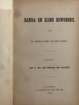 Banda en zijne Bewoners. .
LINDEN, H.O. VAN DER,