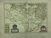 Africae Antiquae, et quarundam Europae Asiaeque Adiacentium Regionum, accurata delineatio, ad Historiarum lucem edita a Nicolao Blancardo, Batavo, Leidensi, Historiarum et Politices Professore