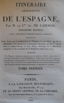 ITINERAIRE DESCRIPTIF DE L'ESPAGNE. LABORDE