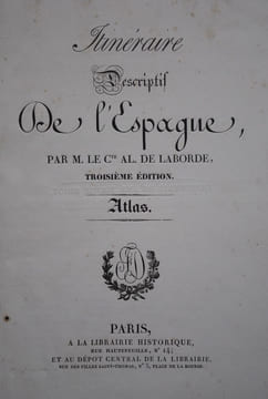 ITINERAIRE DESCRIPTIF DE L'ESPAGNE. LABORDE