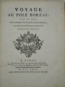 VOYAGE AU POLE BOREAL, FAIT EN 1773, PAR ORDRE DU ROI D’ANGLETERRE.
